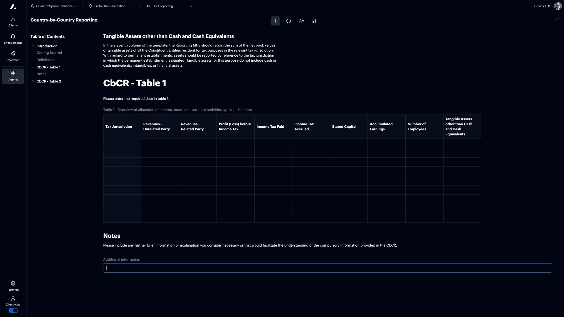 Dynamic information requests.